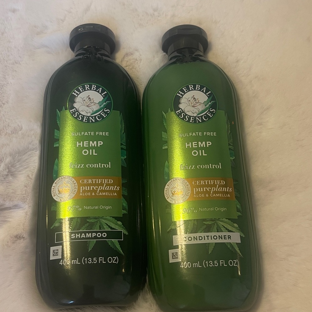 Herbal Essences Hemp Oil Frizz Control Shampoo and Conditioner Royal Botanic